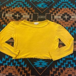 Gold-Yellow crop top